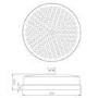 Hudson Reed Fixed Round Shower Head 200 mm