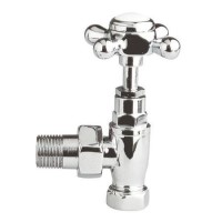 Hudson Reed Angled Radiator Valves Chrome