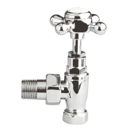Hudson Reed Angled Radiator Valves Chrome