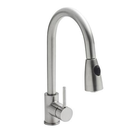 Premier Pull-out Single Lever Mixer Kitchen Tap Brushed Steel