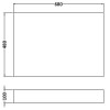 Premier Athena Natural Oak 700mm Bath End Panel