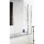 Hudson Reed Straight Bath Screen With Fixed Panel