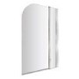 Hudson Reed Straight Bath Screen With Fixed Panel