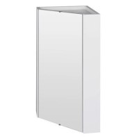 Mayford Corner Mirrored Bathroom Cabinet 459mm White