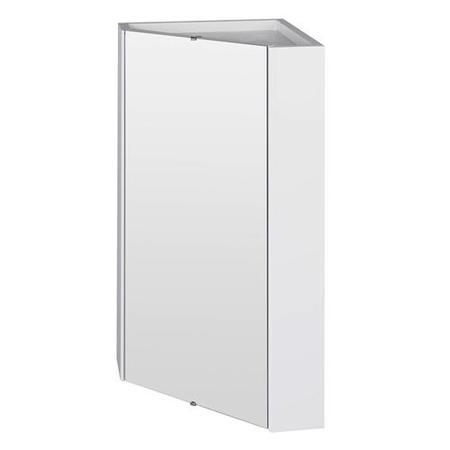 Mayford Corner Mirrored Bathroom Cabinet 459mm White