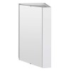 Mayford Corner Mirrored Bathroom Cabinet 459mm White