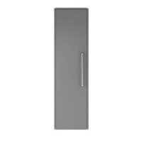Hudson Reed Solar Cool Grey Wall Hung 350mm Tall Unit