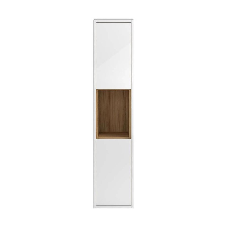 Hudson Reed Coast White Gloss 350 Tall Unit