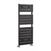 Hudson Reed Flat Panel Heated Towel Rail 1213x500 Anthracite