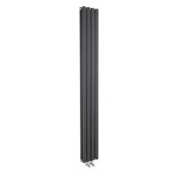 Hudson Reed Revive Compact Designer Radiator Anthracite 1800x236 mm