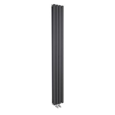 Hudson Reed Revive Compact Designer Radiator Anthracite 1800x236 mm