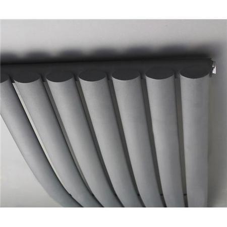 Hudson Reed Revive Wave Designer Radiator High Gloss Black 1785x413