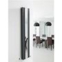 Hudson Reed Sloane Double Panel Designer Radiator Anthracite 1800x381