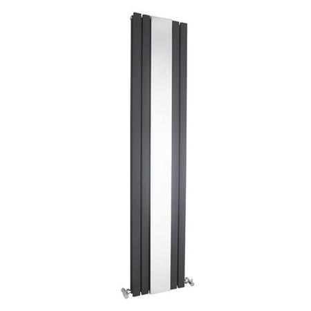 Hudson Reed Sloane Double Panel Designer Radiator Anthracite 1800x381