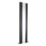 Hudson Reed Sloane Double Panel Designer Radiator Anthracite 1800x381