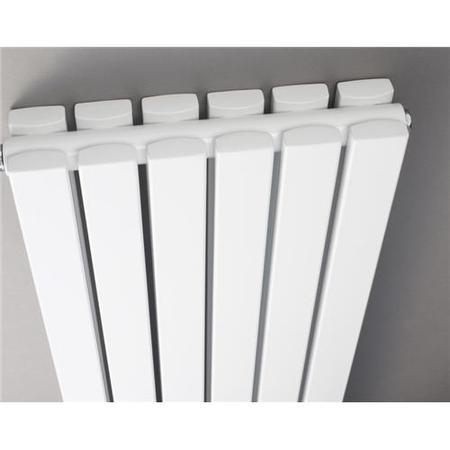 Hudson Reed Sloane Double Panel Designer Radiator Anthracite 1800x381