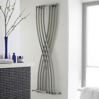 Hudson Reed Xcite Designer Radiator High Gloss Silver - 1775 x 450mm