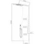 Hudson Reed Surface Thermostatic Shower Panel