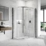 Apex 1000 x 800 Offset Quadrant Shower Enclosure