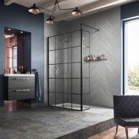 Hudson Reed 1100mm Framed Wetroom Screen
