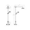 Hudson Reed Traditional Thermostatic Shower Valve &amp; Kit with Handset