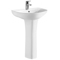 Premier Freya 560mm One Tap Hole Basin & Pedestal