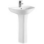 Premier Freya 560mm One Tap Hole Basin & Pedestal