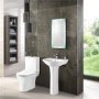 Premier Freya 560mm One Tap Hole Basin & Pedestal