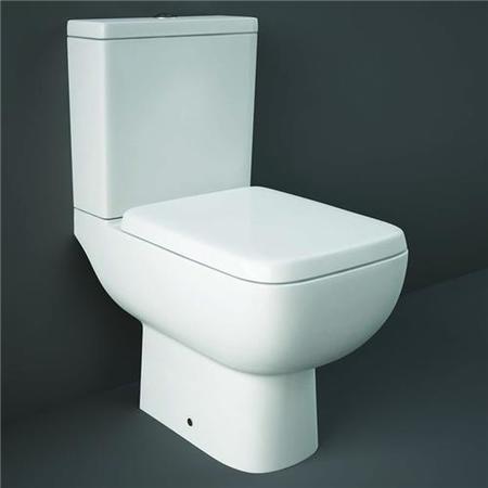 RAK Series 600 Close Coupled Toilet with Slim Wrap Over Soft Close Seat