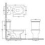 RAK Washington Close Coupled Toilet with Soft Close Seat