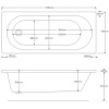 Alton Round Single Ended Bath - 1700 x 750mm
