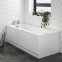 GRADE A1 - Rutland Square Single Ended Bath - 1700 x 700mm