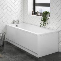 GRADE A1 - Rutland Square Single Ended Bath - 1700 x 700mm