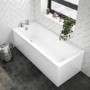 GRADE A1 - Rutland Square Single Ended Bath - 1700 x 700mm