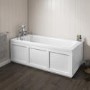 GRADE A1 - Rutland Square Single Ended Bath - 1700 x 700mm