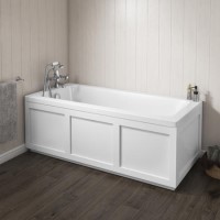 ONLY OPENED - Rutland Square Single Ended Bath - 1700 x 700mm ONLY OPENED - Rutland Square Single Ended Bath - 1700 x 700mm