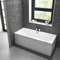 GRADE A2 - Chiltern Square Double Ended Bath - 1700 x 700mm