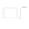 700mm Acrylic Bath End Panel - Ledbury