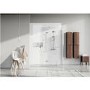 White Gloss PVC Shower Wall Panel - 2400 x 1000mm