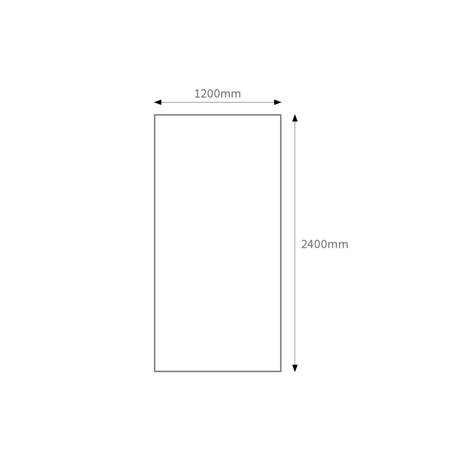Pergamon Marble PVC Shower Wall Panel - 2400 x 1200mm