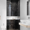 GRADE A1 - Black Marble PVC Shower Wall Panel - 2400 x 1200mm