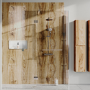 Rustic Oak PVC Shower Wall Panel - 2400 x 1200mm