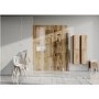Rustic Oak PVC Shower Wall Panel - 2400 x 1200mm