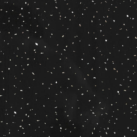 GRADE A1 - Black Stone Diamond PVC Shower Wall Panel - 2400 x 1200mm