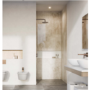 Beige Concrete PVC Shower Wall Panel - 2400 x 1000mm