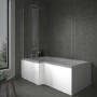 GRADE A2 - 1500mm L Shaped Acrylic Bath Front Panel - Lomax