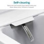 GRADE A1 - Wall Hung Smart Bidet Toilet Combo Square - Built in Dryer & Spray - Square - Purificare