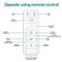 GRADE A1 - Wall Hung Smart Bidet Toilet Combo Square - Built in Dryer & Spray - Square - Purificare