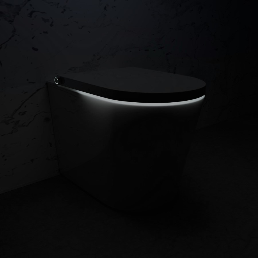 ONLY OPENED - Back to Wall Smart Bidet Japanese Toilet - Purificare