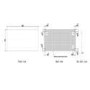 GRADE A2 - Rectangular Bevelled Bathroom Mirror 1200mm x 500mm - Helios